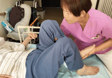 訪問看護 リハビリテーションの様子