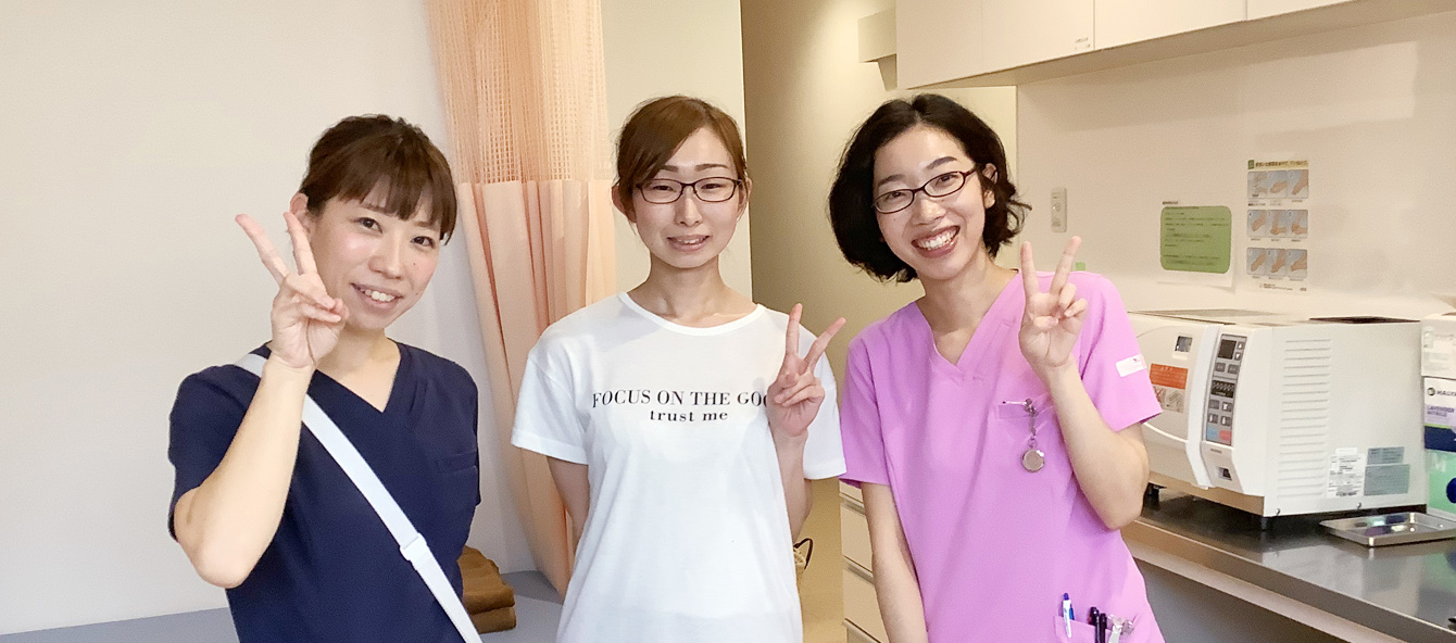 やまだホームケアクリニックのスタッフ一同ご応募お待ちしています。